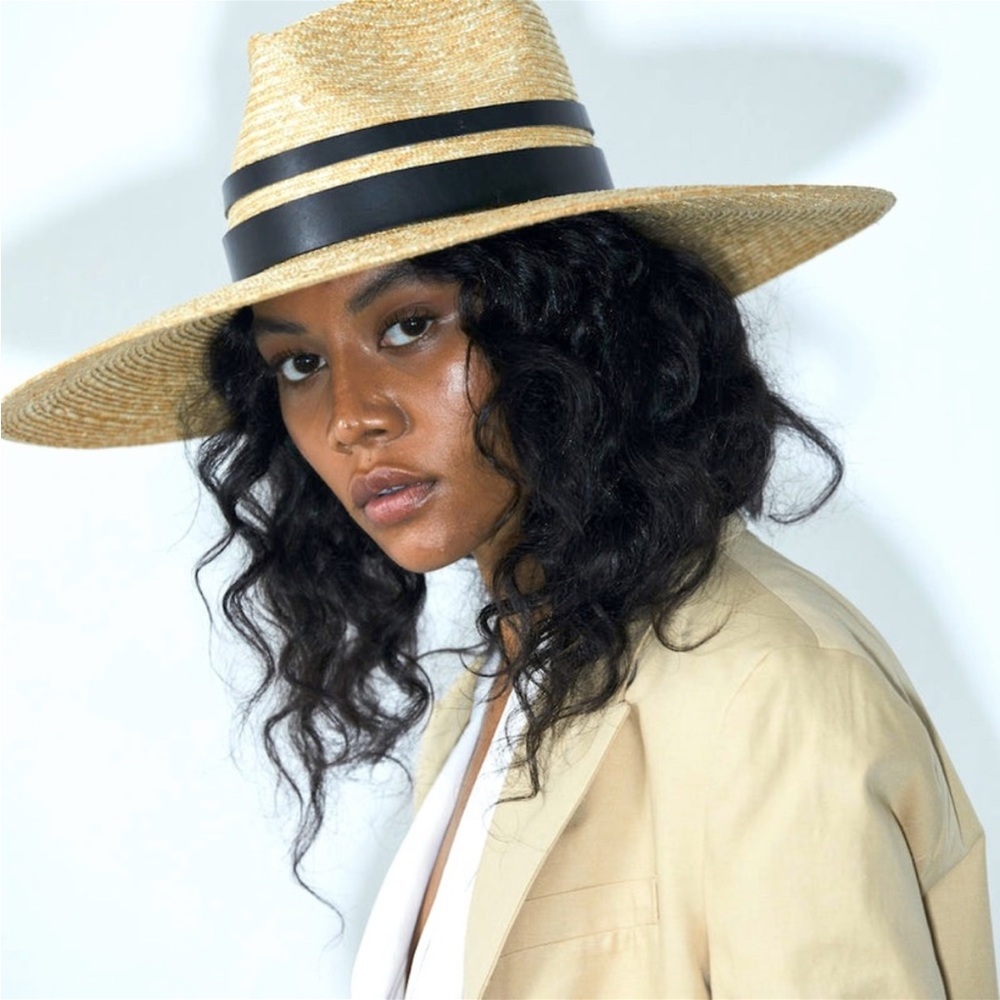 Janessa Leone Elyn Straw Hat